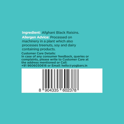 Yogabar Premium Black Raisins 500 grams