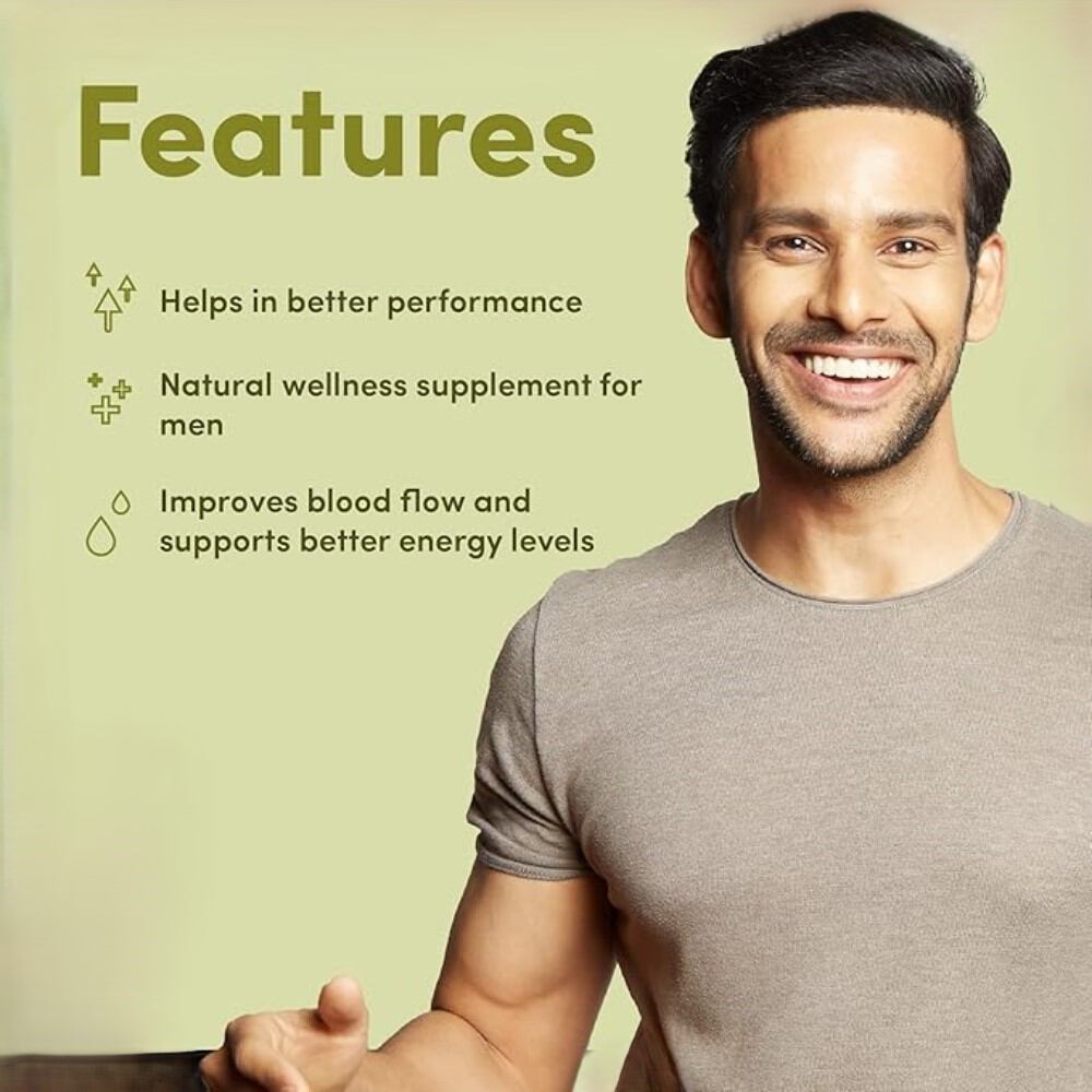 Bold Care Surge - L Arginine & Gokshura Tablets - Energy Booster Supplements for Men - All Natural Ingredients - Helps with Blood Flow - Zero Side Effects - (60 Tablets)