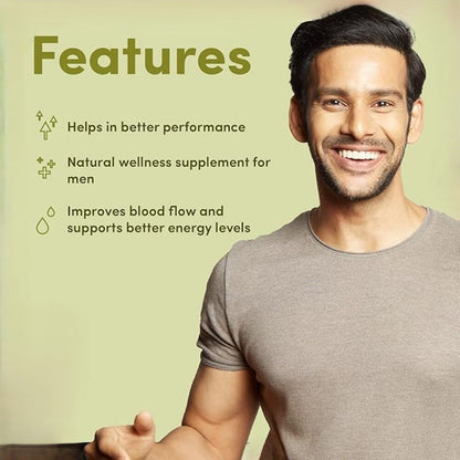 Bold Care Surge - L Arginine & Gokshura Tablets - Energy Booster Supplements for Men - All Natural Ingredients - Helps with Blood Flow - Zero Side Effects - (60 Tablets)