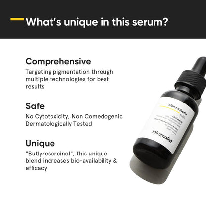 Minimalist Alpha Arbutin 02% Face Serum (30ml)