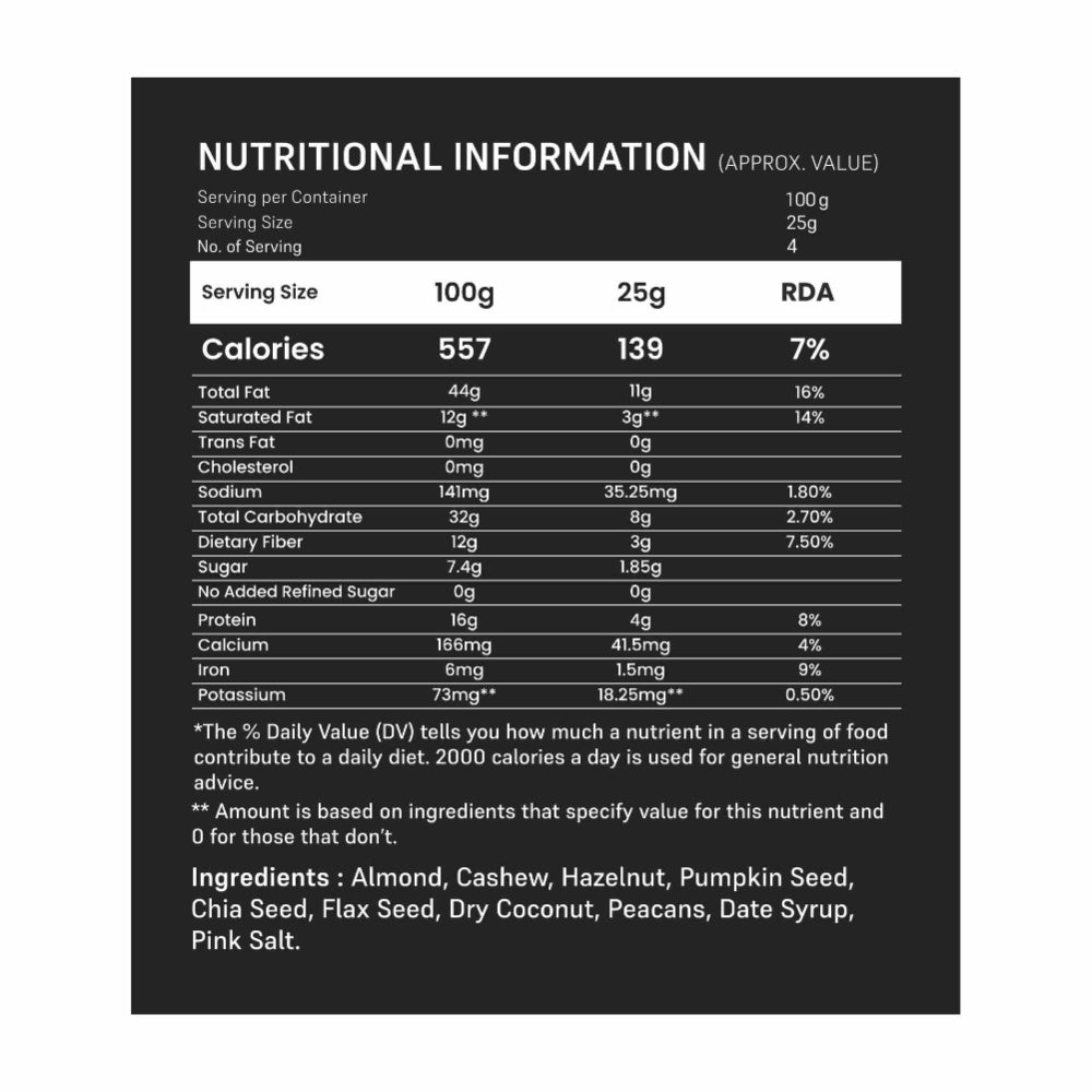 Dr. Morepen Muscle Food 7 Nut & Seed Spread | Power-Packed Nuts & Seeds Protein Spread- 100 gms