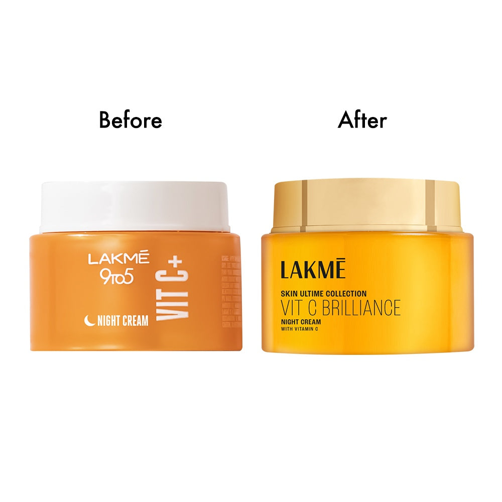 Lakme Vitamin C Brilliance Night Cream with Vitamin C (50 gms)