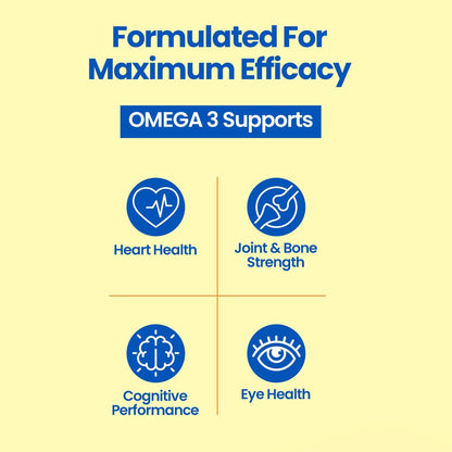 Fast&Up Promega with 1250 mg Omega-3 (60 Capsules)