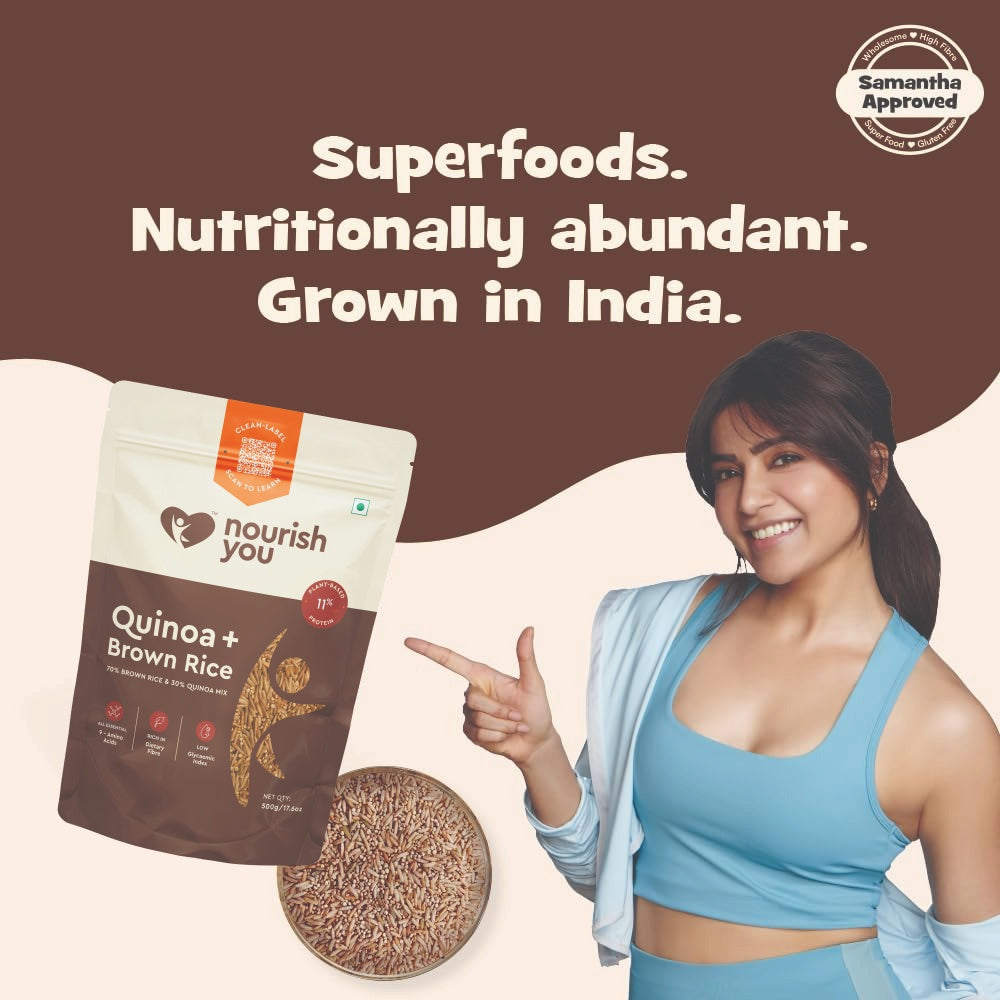 Nourish You Quinoa and Brown Rice Mix (500 gms)