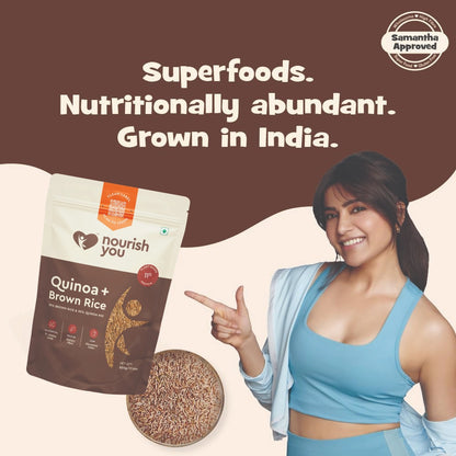 Nourish You Quinoa and Brown Rice Mix (500 gms)