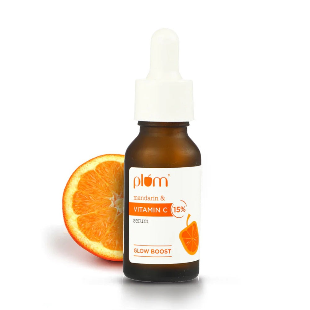 Plum 15% Mandarin & Vitamin C Glow Boost Face Serum (20ml)