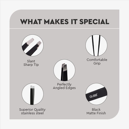 GUBB Tweezer Slant Tip