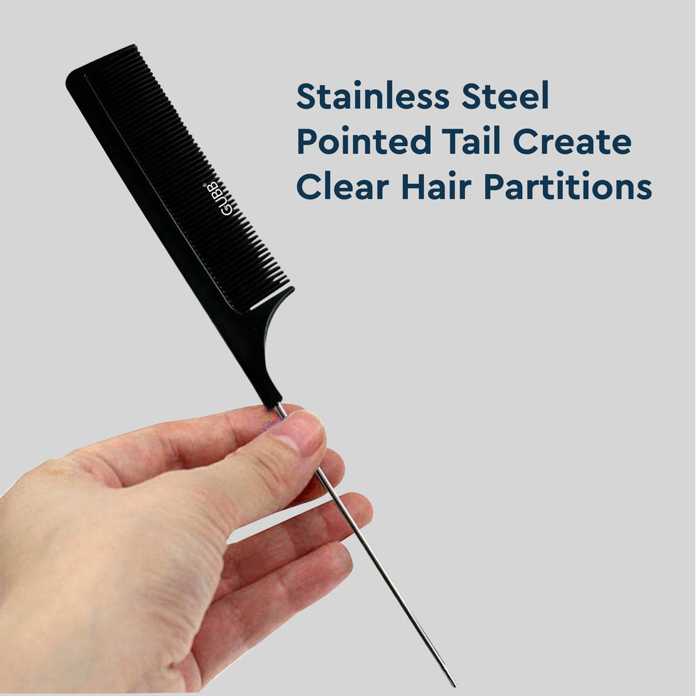 GUBB Hair Colouring Kit with Strong Nylon Bristles, Perfect For Hair Dyeing & Mehandi, Tail Comb & Mixing Bowl, Complementary Comb for Hair Partition