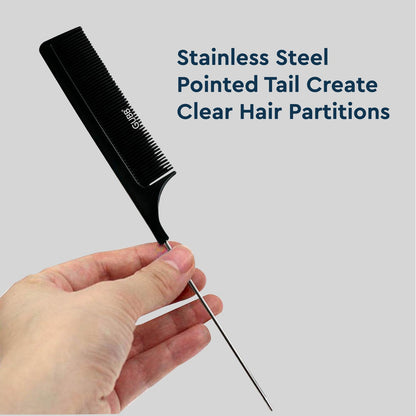 GUBB Hair Colouring Kit with Strong Nylon Bristles, Perfect For Hair Dyeing & Mehandi, Tail Comb & Mixing Bowl, Complementary Comb for Hair Partition