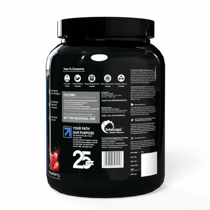 Dr. Morepen Whey Protein Strawberry- 907g/2lbs
