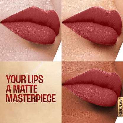Lakme 9to5 Powerplay Priming Matte Lipstick - Roseatte Red (3.6 gms)