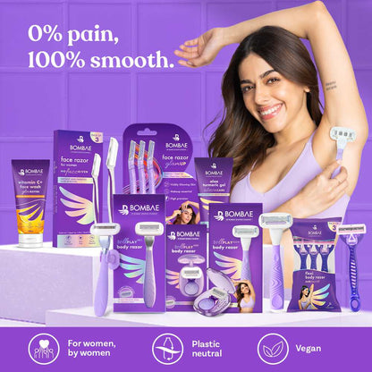 Bombae Rollplay Body Razor For Women (2x smoother)