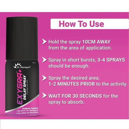 DR. MOREPEN Exygra Condoms Dr. Morepen Exygra+ Spray Delay Spray