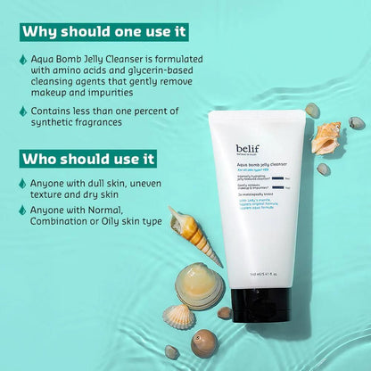 belif Aqua Bomb Jelly Cleanser (160ml)