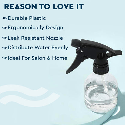 GUBB Hair Spray Bottle Empty for Hair Salon & Home
