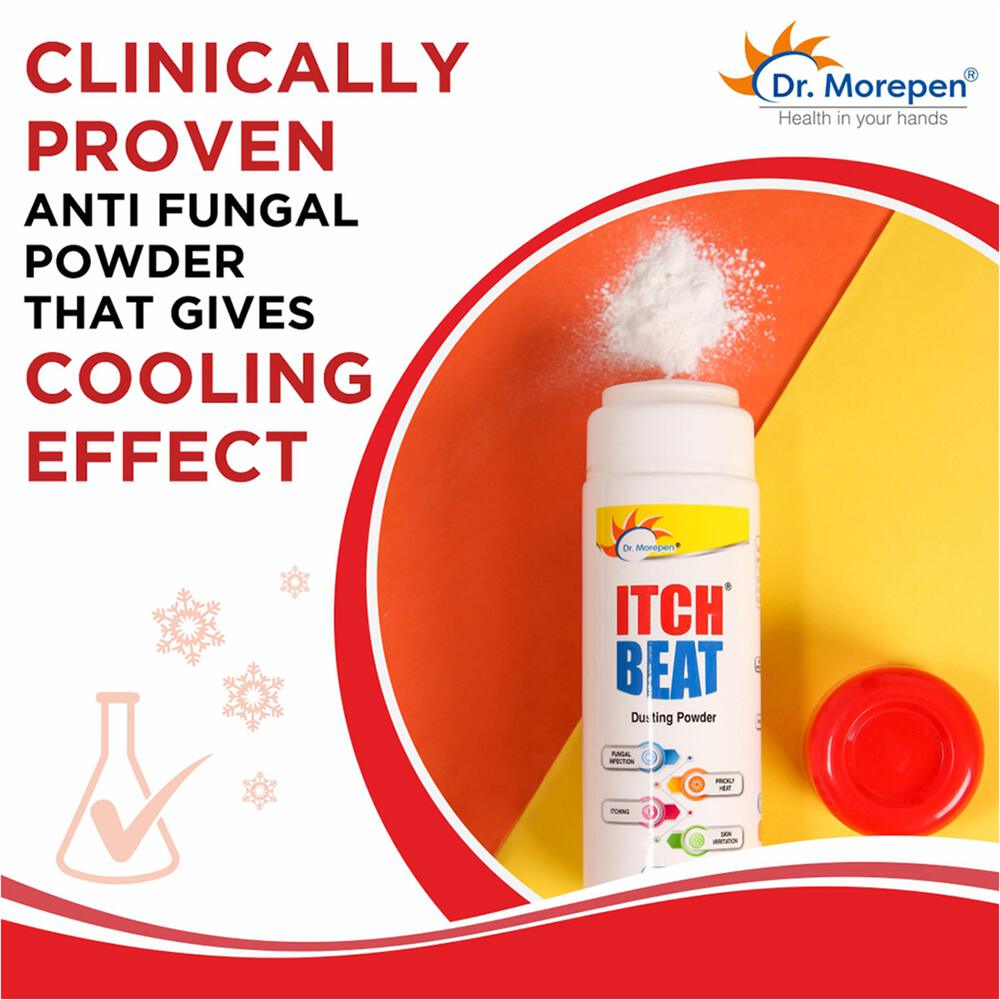 Dr. Morepen Itch Beat Antifungal Dusting Powder (100 gms) - Pack Of 2