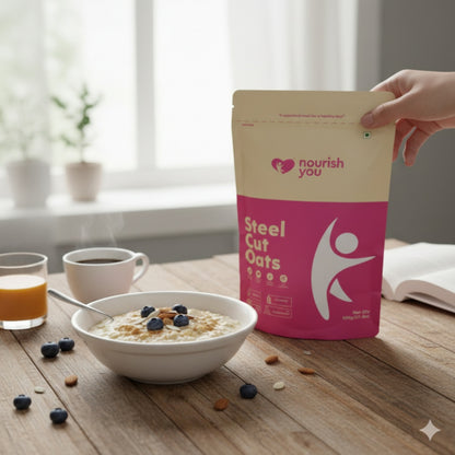 Nourish You Premium Steel Cut Oats (500 gms)