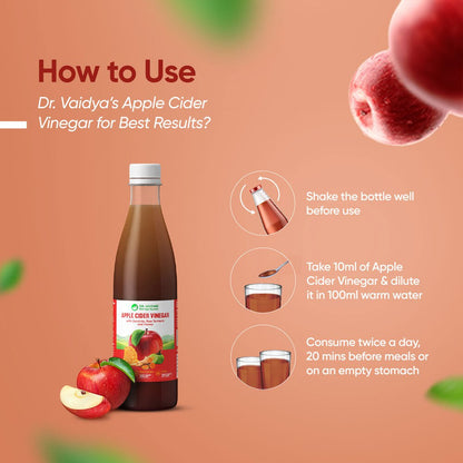Dr. Vaidya's Apple Cider Vinegar (450ml)