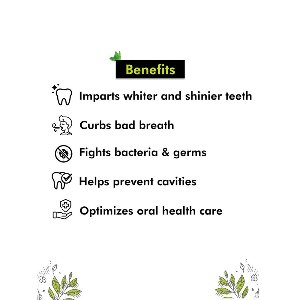 DR. MOREPEN Active Smile Charcoal Toothpaste for Teeth Whitening & Bad Breath Removal (100 gms)