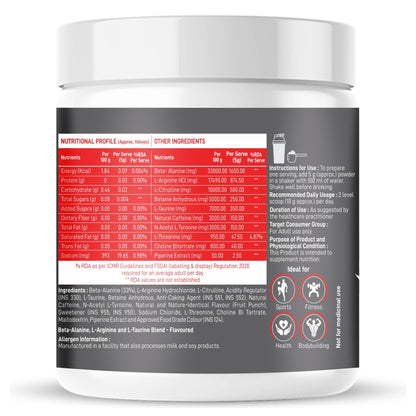 Dr. Morepen Pre-Workout (Fruitpunch)