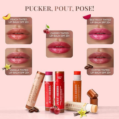 Just Herbs Tinted Lip Balms SPF 20+ (Vanilla)
