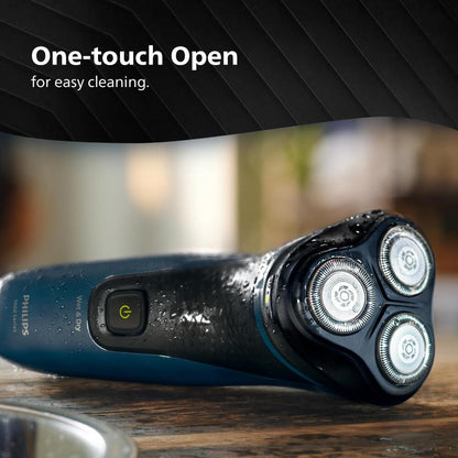 Philips S1151/03, Electric Shaver for Men, Wet and Dry Shave, 3D Floating Heads, 27 Self Sharpening Blades, Cordless, Waterproof (New Model)