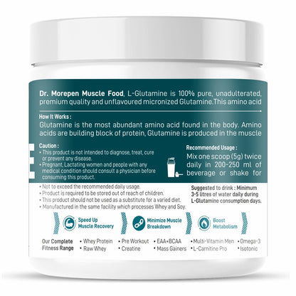 Dr.Morepen L-Glutamine - 250gm