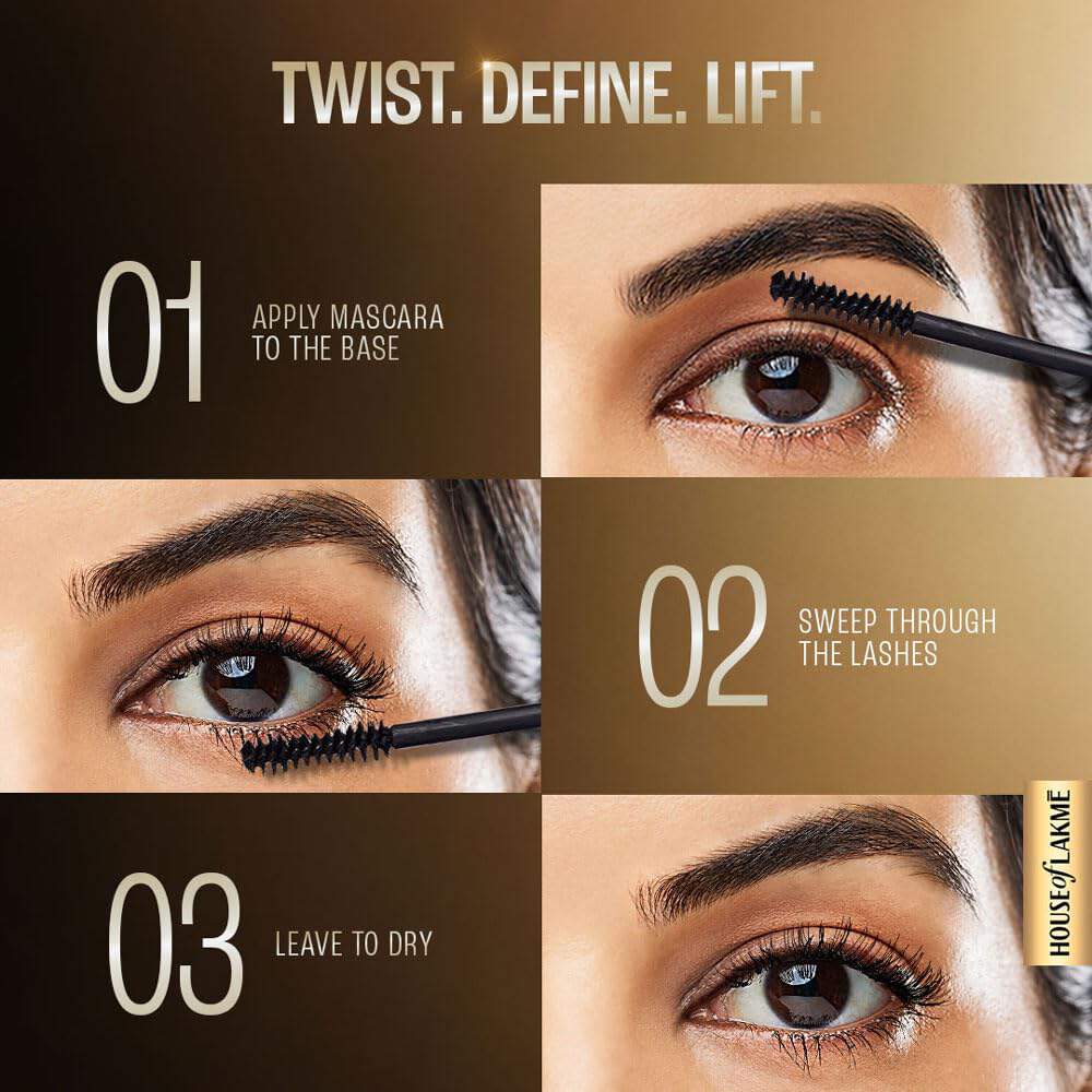 Lakme UltimateGlam Volumizing Mascara Black (10ml)