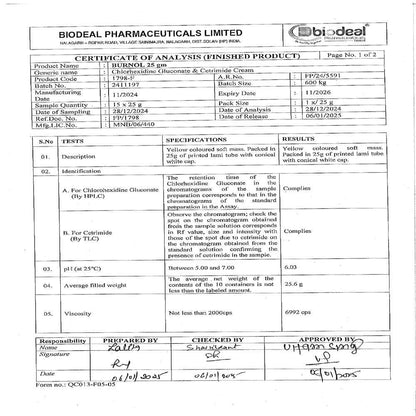 Dr. Morepen BURNOL - TUBE (25 gms)