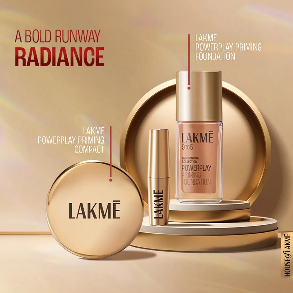 Lakme 9to5 Powerplay Priming Matte Lipstick - Berry Base (3.6 gms)