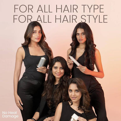 PROTOUCH Airshot All-in-One Hair Multi Styler for Women - Curling, Smoothing, Drying, Volumizing & Blow Dry Brush - Hot Air Brush with Multiple Attachments - No Heat Damage