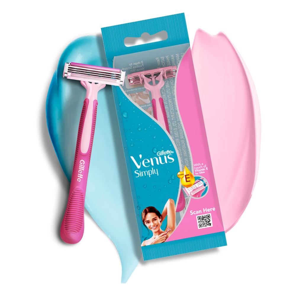 Gillette Venus Simply Painfree Smoothness Razor Pack of 1