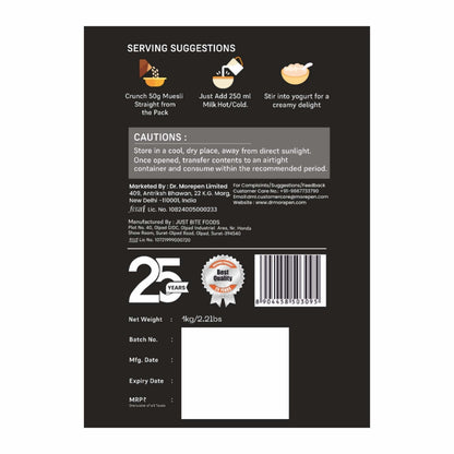 Dr. Morepen Protein Muesli Chocolate Flavour- 1 kg