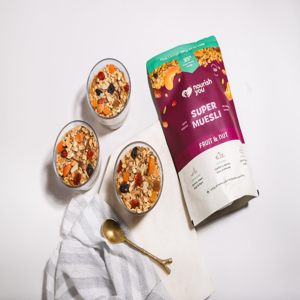 Nourish You Super Muesli Fruit & Nut (400 gms)