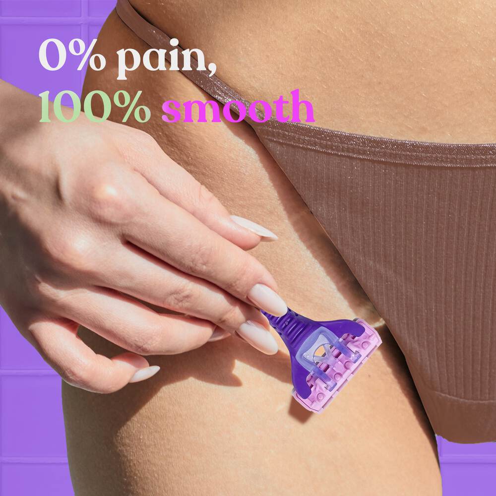 Bombae Disposable Flexi Body Razors for Women (Pack of 3)