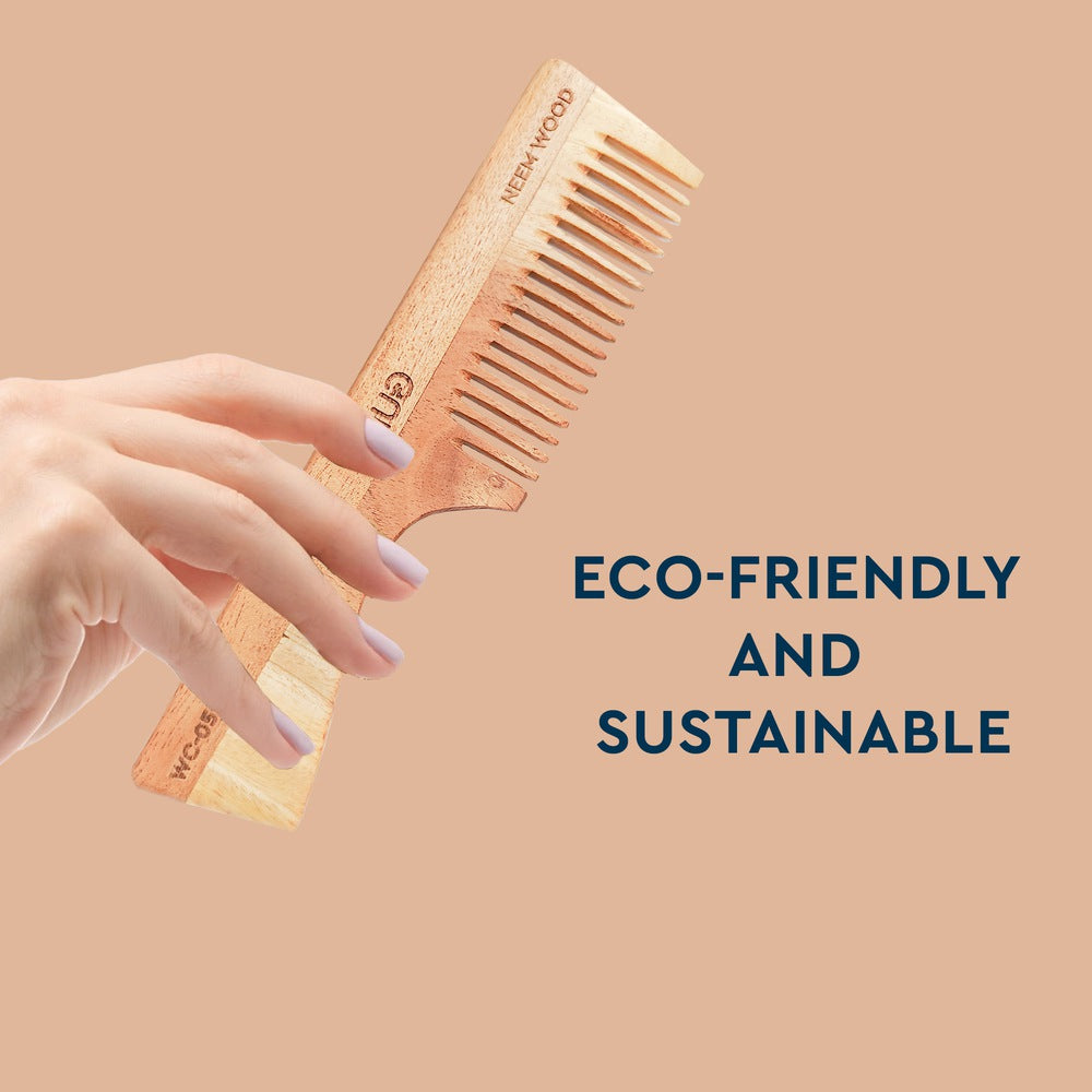 Gubb Detangling Neem Wood Comb (NWC-05ONL)