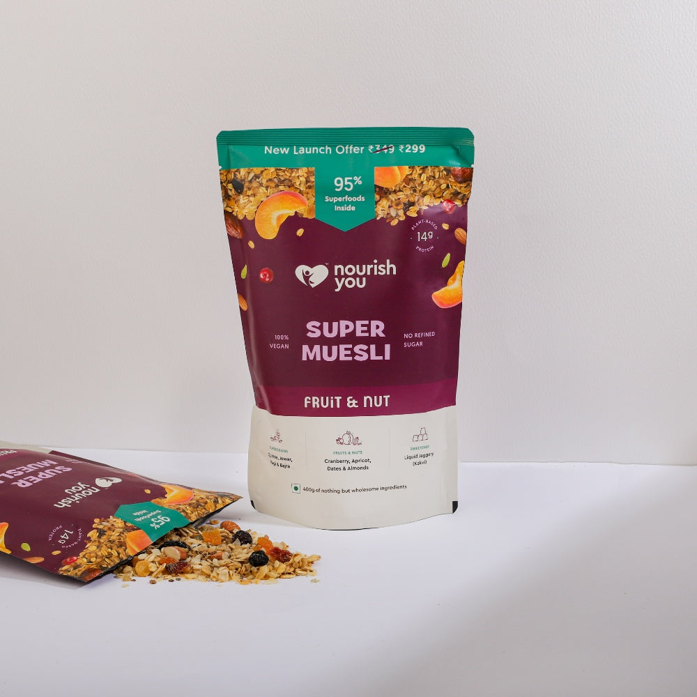 Nourish You Super Muesli Fruit & Nut (400 gms)