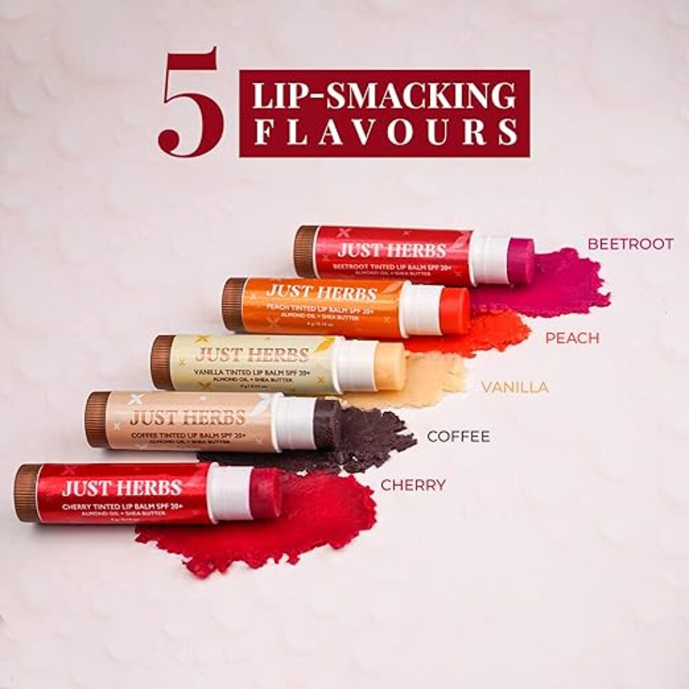 Just Herbs Tinted Lip Balms SPF 20+ (Coffee)