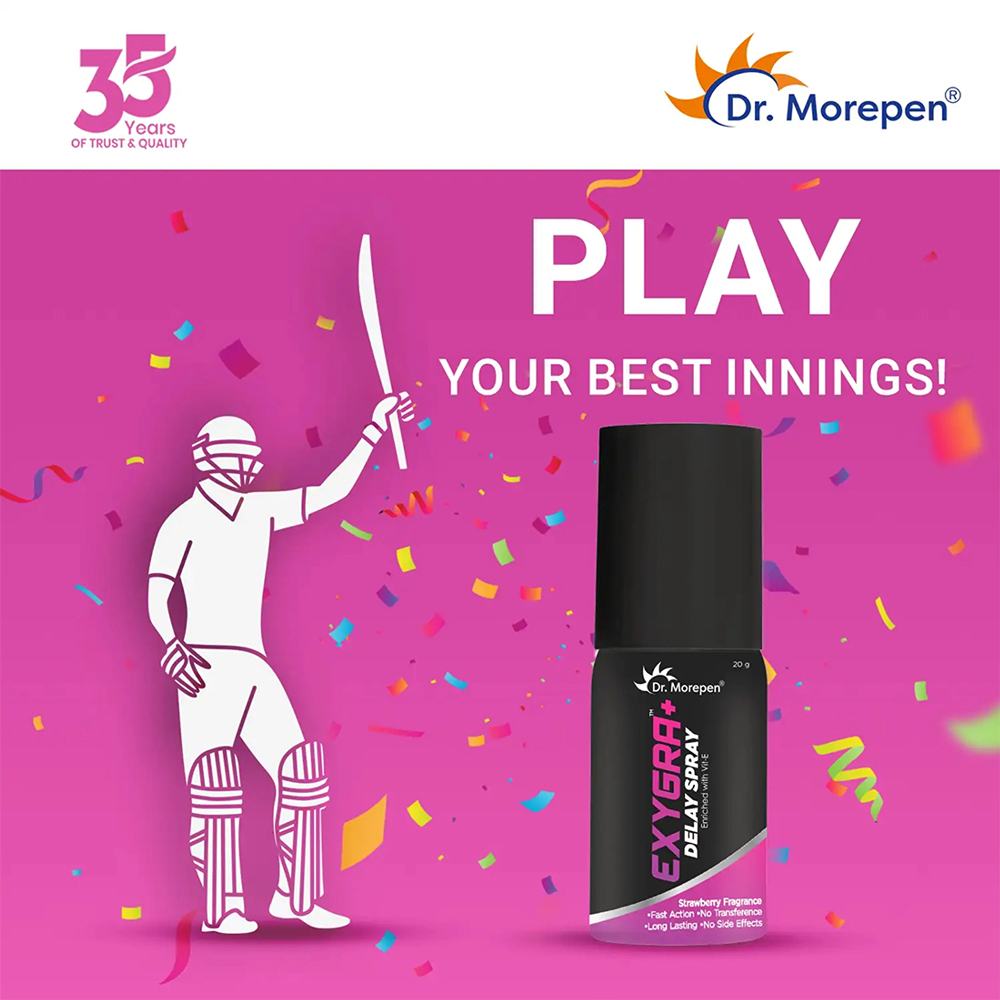 Dr. Morepen Exygra+ Spray Delay Spray (20 gms)