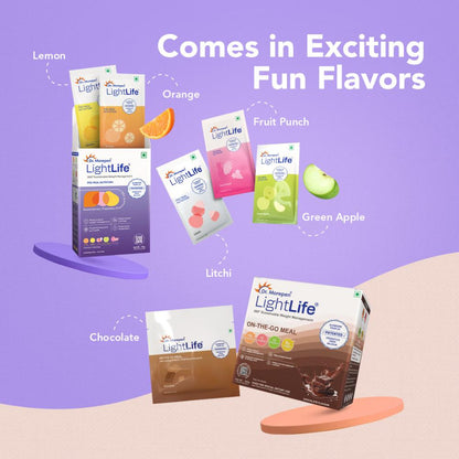 Dr. Morepen LightLife Power Plan (5 Sachets - 5g Each) & (5 Sachets - 60g Each) - 10 Sachets