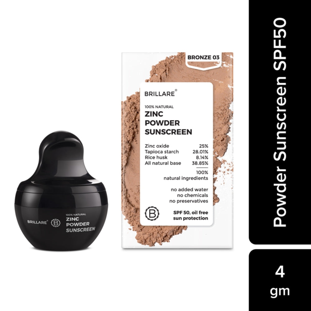 Brillare ZINC Powder Sunscreen - Bronze 03