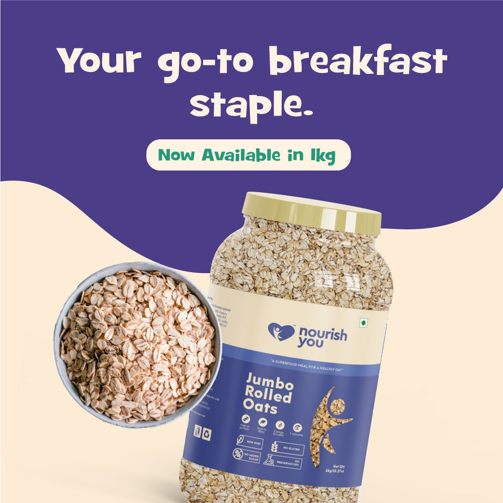 Nourish You Rolled Oats (500 gms)