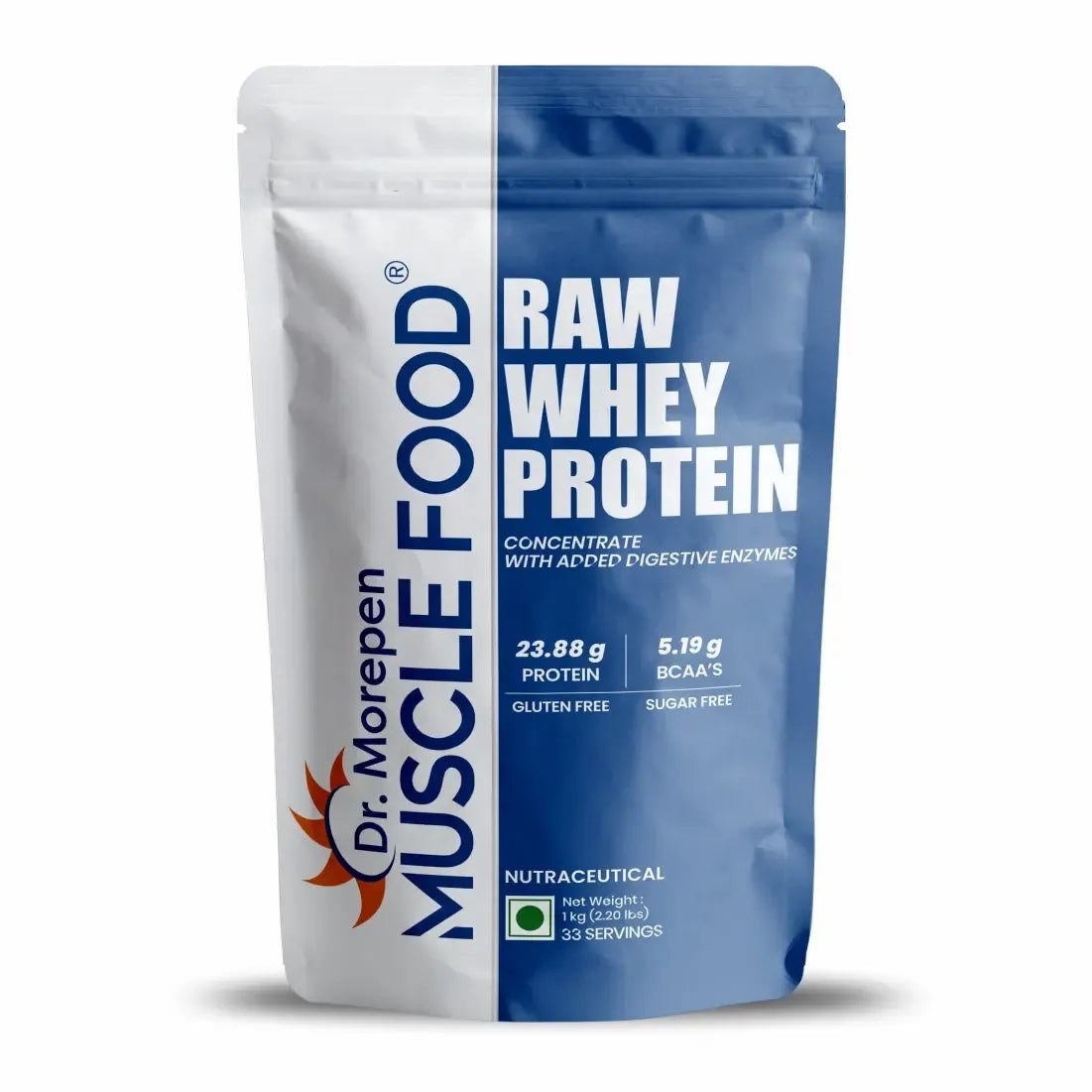 DR Morepen Muscle Food Raw Whey Protein Powder 900GM