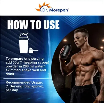 DR Morepen Muscle Food Raw Whey Protein Powder 900GM