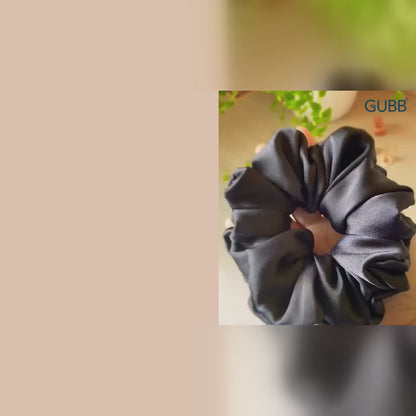 GUBB Satin Scrunchies (Black)