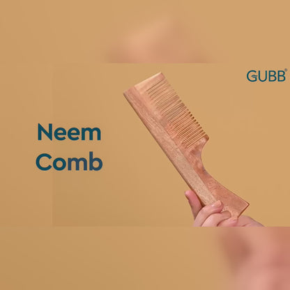 Gubb Detangling Neem Wood Comb (NWC-05ONL)