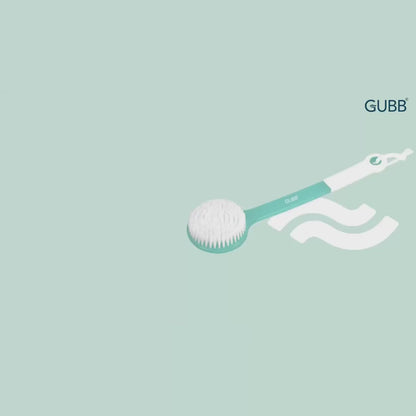GUBB Bath Brush with Long Handle Dual Sided Exfoliating Bath Brush for Cleanse, Exfoliate & Massage