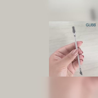 GUBB Stainless Steel Nail Pusher & Cuticle Remover, Manicure Tool